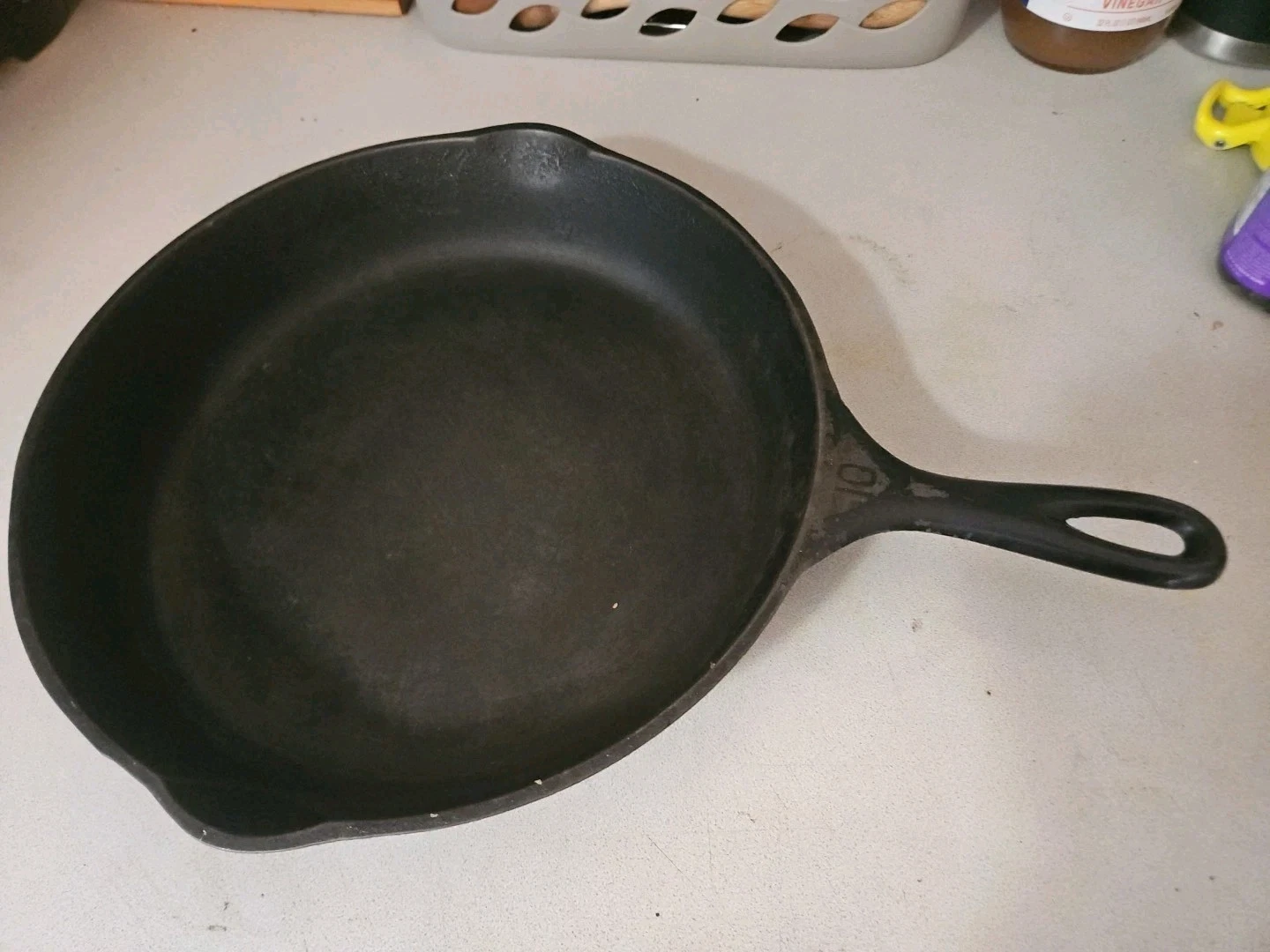 Vintage Wagner Ware Sidney -0- 1060a Large Cast Iron Skillet Pan 11 3/4"