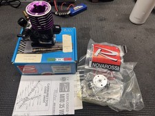 Motore Novarossi Mito 35 WCH .21 1/8 Onroad nuovo con scarico