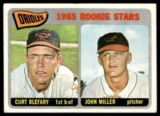 1965 Topps Curt Blefary/John Miller RC Baltimore Orioles #49