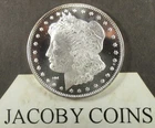 One Ounce Silver Round-Morgan Dollar Image-Proof