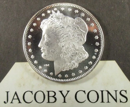 One Ounce Silver Round-Morgan Dollar Image-Proof