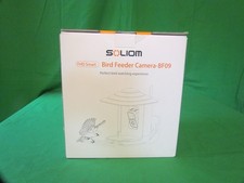 Soliom FHD Smart Bird Feeder Camera Model BF-09 Motion Sensor 1080P Brand New