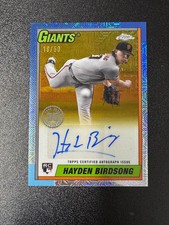 2025 Topps Chrome 1990 Topps Baseball Autograph Hayden Birdsong RC 19/50