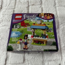 Lego FRIENDS Set 41098 EMMA'S TOURIST KIOSK mailbox clock RETIRED!