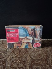 Sears Craftsman Sawhorse Brackets 928878 Wide Body Ridge Beam Construction VTG
