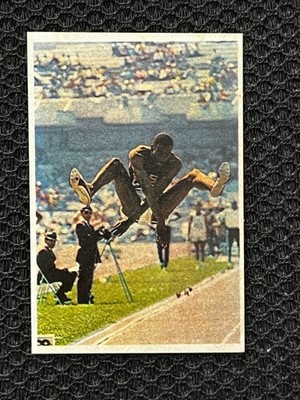 EDIS AUFKLEBER FIGUR OLYMPIADE MONTREAL 1976 BOB BEAMON USA SPRUNG # 14 NO PANINI