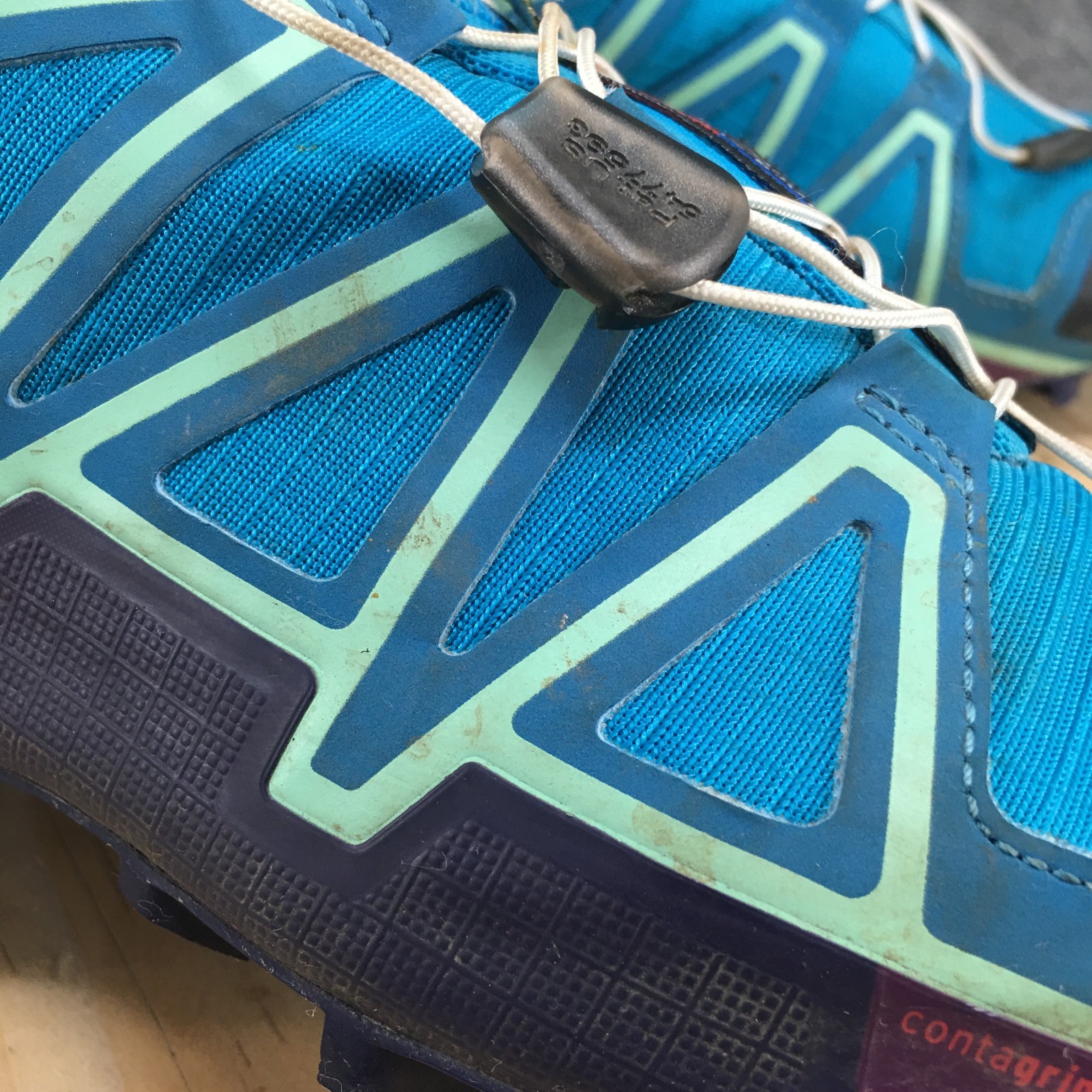 Salomon Scarpe Donna 8.5 Speedcross 4 Sneakers Trail Running Blu Stringate 398422