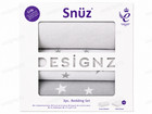 NEW Snüz Designz Grey Star 3pc Bedding Set SnuzPod Crib Sheets Blanket 100% Cott — photo 1
