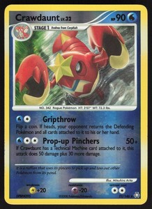 Crawdaunt 22/146 Reverse Holo Rare Legends Awakened LP