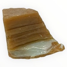 Carmel Swirl Art Glass Cullet Glowing Manganese Slag Glass #6GL14