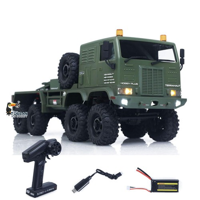 #ad #ad 1 18 8X8 Military Truck Electric RC Off Road Vehicle 2Speed RTR Metal Chassis $284.67