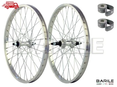 BARILEAGRIBIKE Ruota / Cerchio Anteriore + Posteriore 26 " x 1.75 Bici MTB Cambio 5 - 6 - 7 V