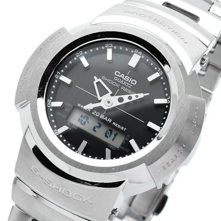 CASIO G-SHOCK AWM-500D-1AJF FULL METAL Analog Digital Radio CASIO G-SHOCK AWM-500D-1AJF FULL METAL Analog Digital Radio