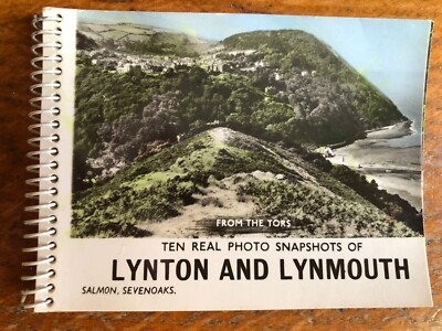 ''Ten Real Photo Snapshots of Lynton and Lynmouth'' vintage snapshots booklet/set