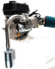 J Exhaust With Muffler for: Honda GX160  GX200, Predator 212cc, DuroMax 7HP