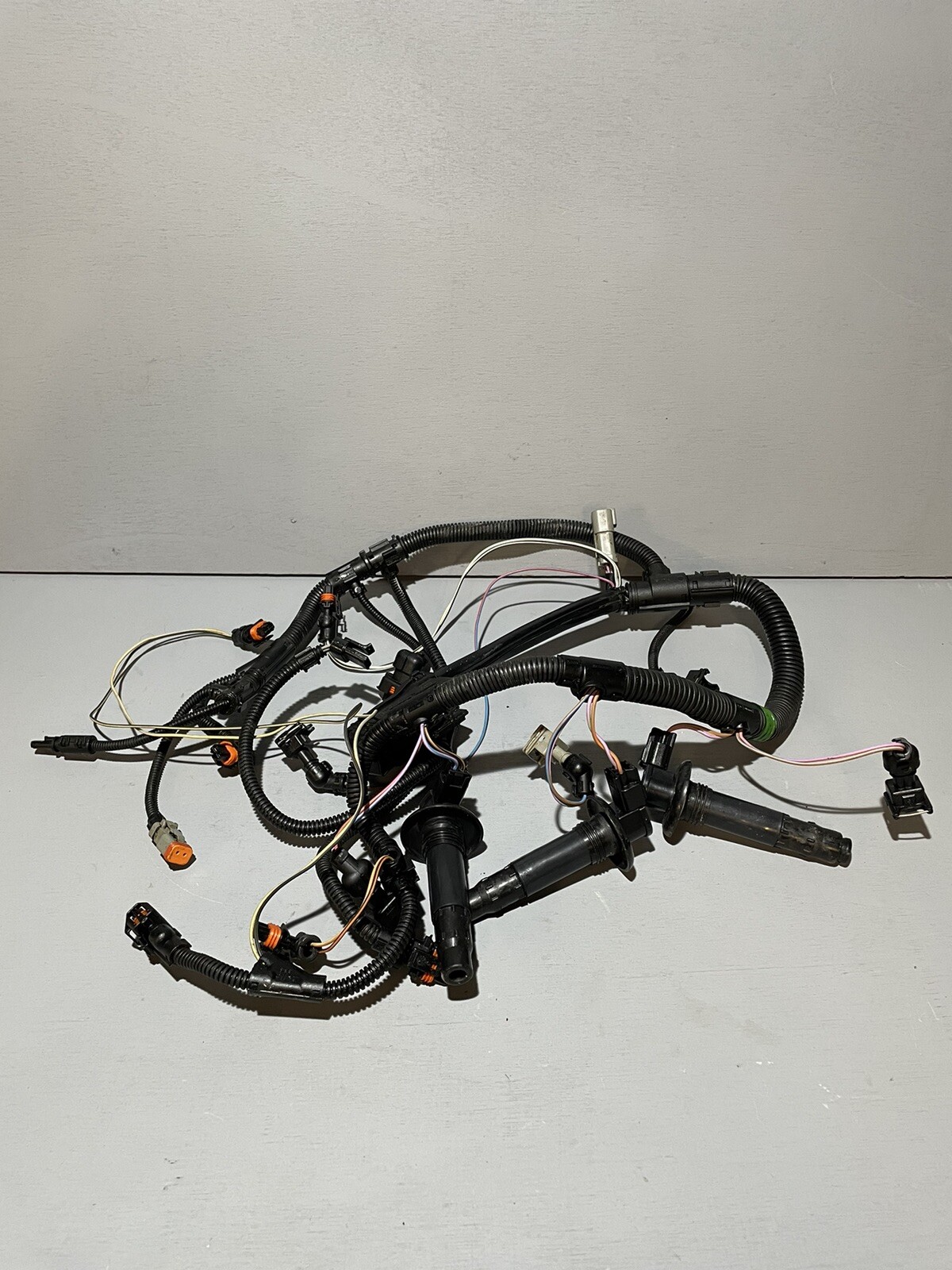Sea-Doo 1503 4-TEC Jet Ski Ignition Coils x3 WSM 004-174 & Engine Wiring Loom