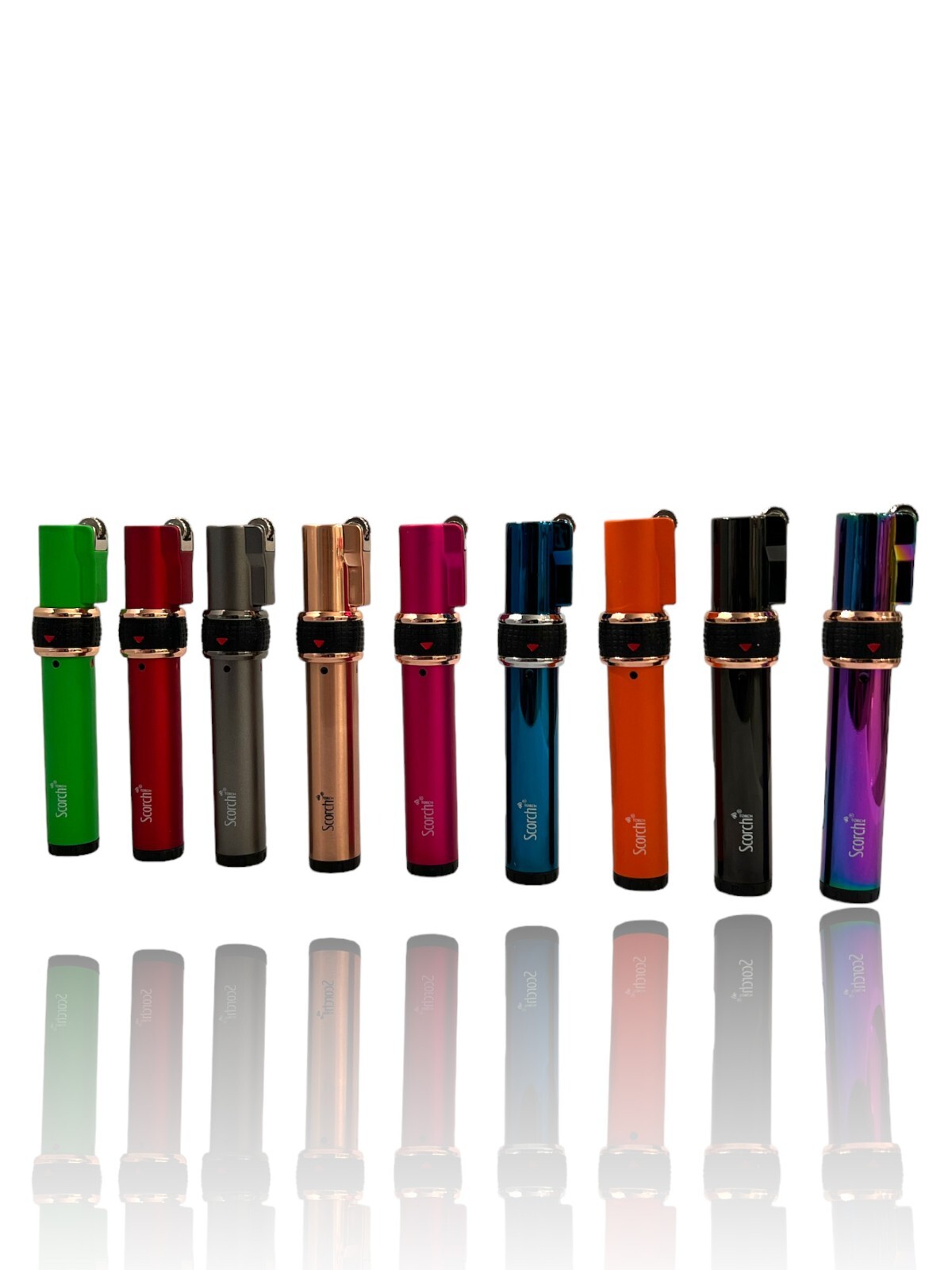 Scorch Torch Single Jet Flame Flint Refillable Butane Lighter (#61586-1)