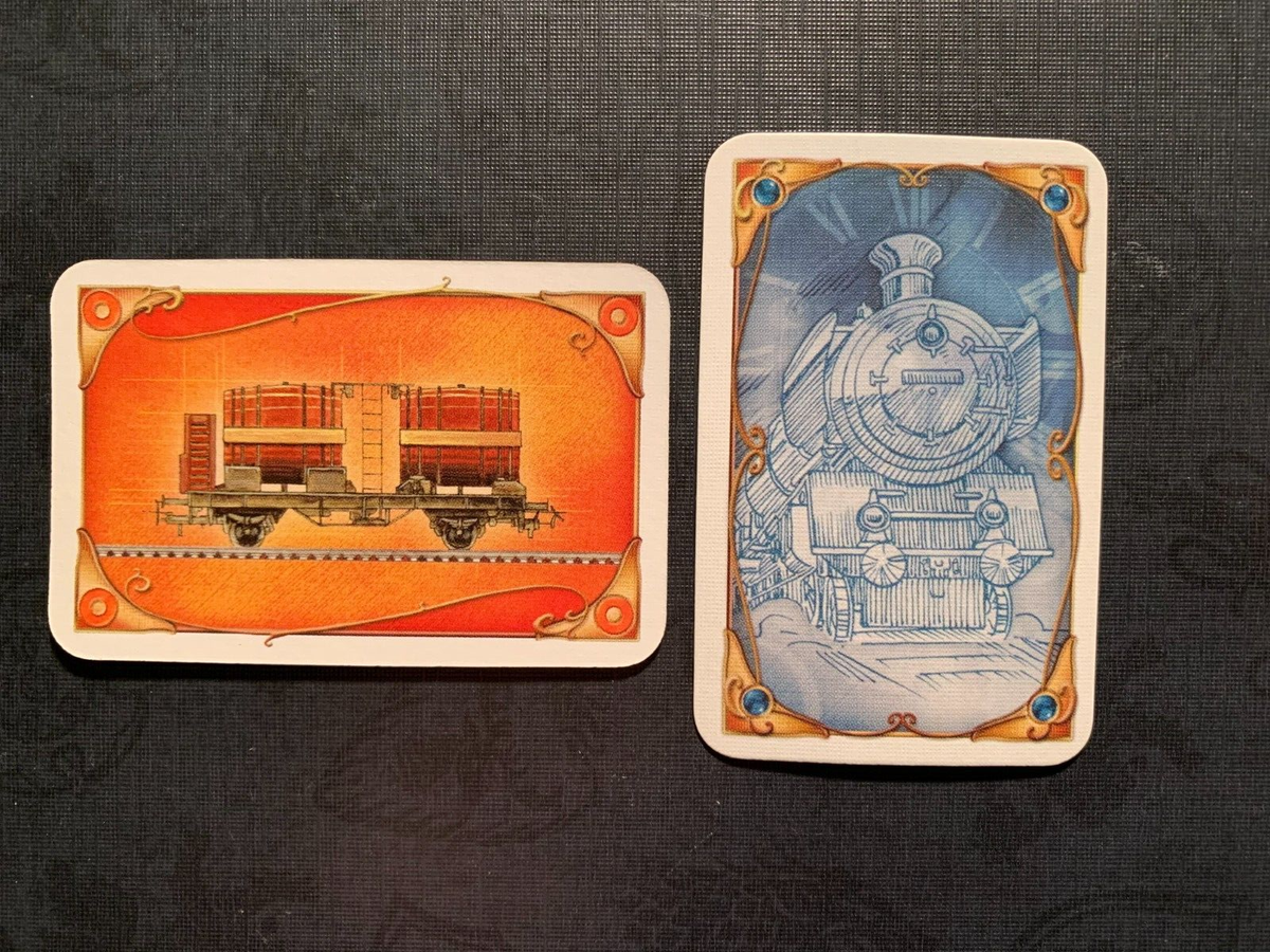 Ticket To Ride ORANGE FREIGHT TRAIN CARD Game Replacement | eBay