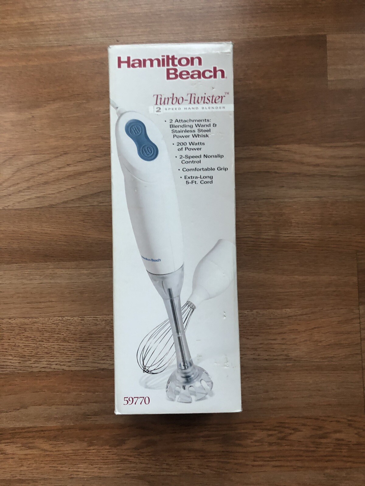 Hamilton Beach 59770 Turbo-Twister 2-Speed Hand Blender - White For Sale  Online | Ebay