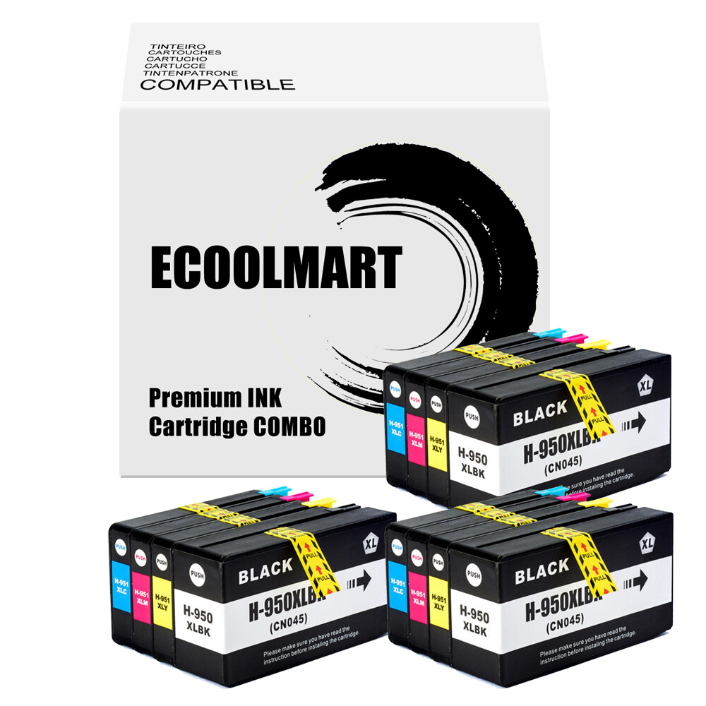 12 Ink Cartridges replace for HP 950XL 951XL Officejet Pro 8650 276dw 8630