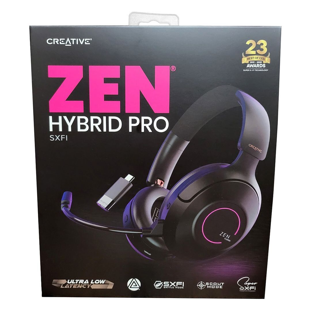 Creative Zen Hybrid Pro SXFI Wireless Over-ear Gaming Headphones (51EF1040AA002) | eBay Creative Zen Hybrid Pro SXFI Wireless Over-ear Gaming Headphones (51EF1040AA002) | eBay