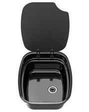 ARGENT BLACK ENAMEL CARAVAN MOTORHOME CAMPER SINK GLASS LID THETFORD SPINFLO