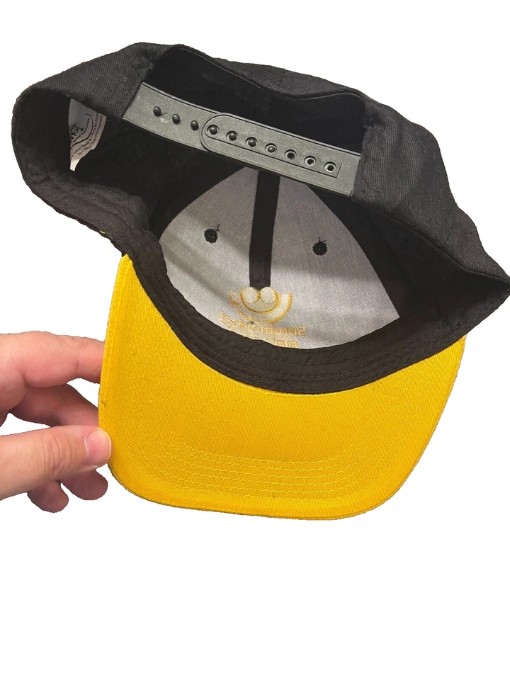 Summerfest Basic Security Event Staff Employee Black Adjustable Uniform Cap Hat - Image 2 of 4