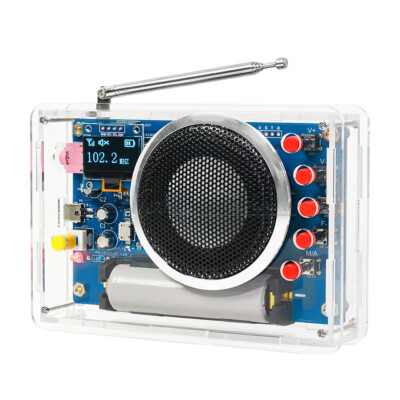 DIY FM Radio Electronic Kit Adjustable Frequency 87-108MHz DIY Soldering Project