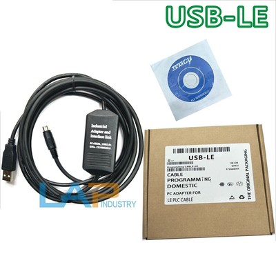 1PCS NEW USB-LE Programming Cable FOR HollySys LE series PLC RS232 #A6-22*