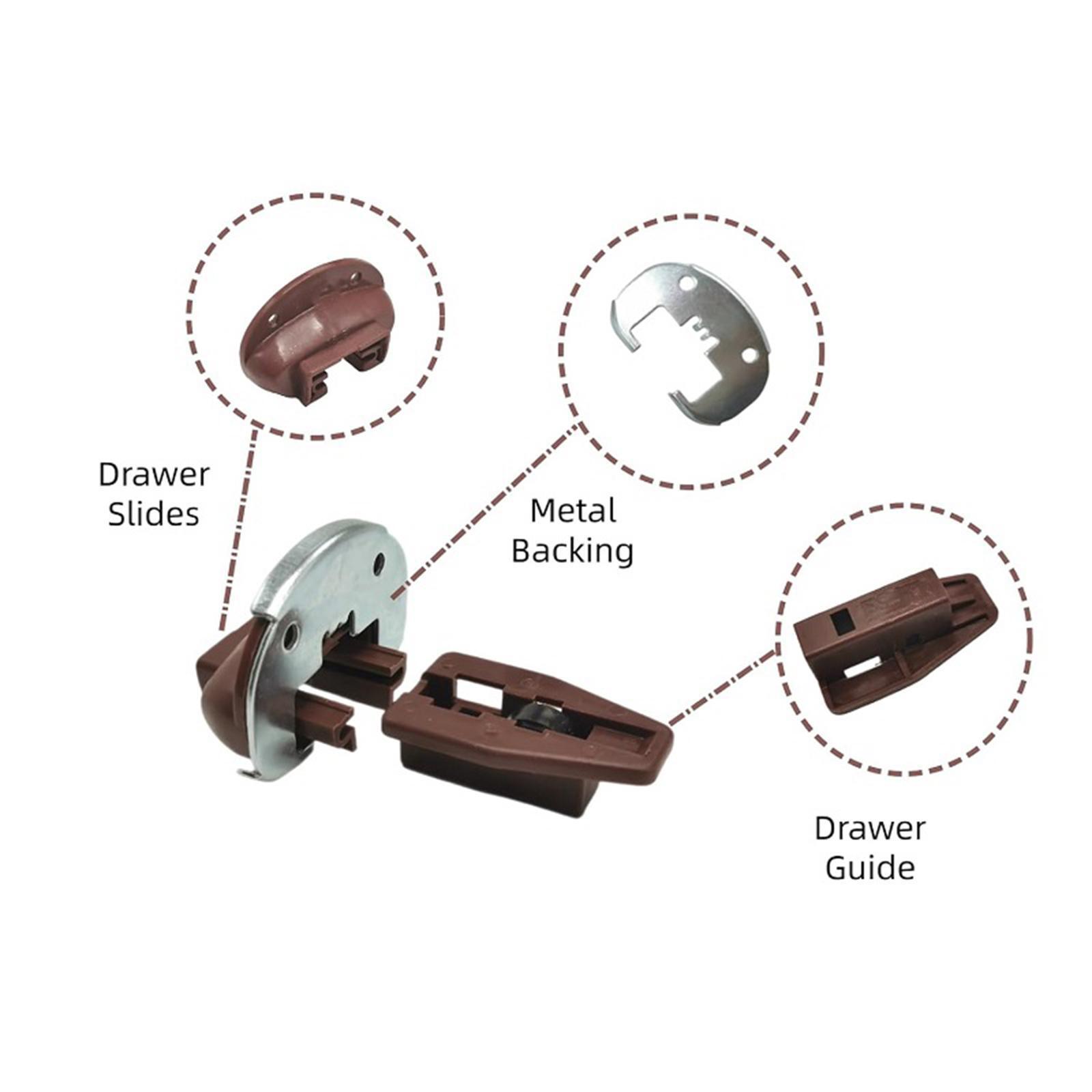 Drawer Slides Track Guide Enhanced Replacement Furniture Parts for