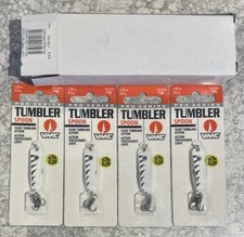 4 Packs VMC Pro Series Tumbler Spoon Ice Fishing 1/8 OZ Glow Tiger