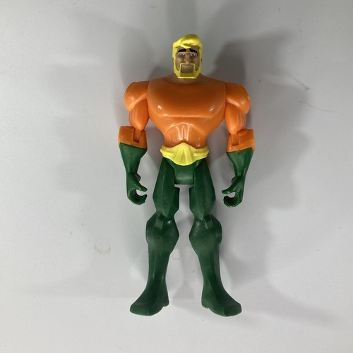 Animated Aquaman Aqua Man Action Figure 5" Batman Brave & Bold DC Comics 2009 - Picture 6 of 12