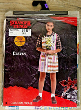 Stranger Things ELEVEN Child Dress Costume 417 Girls XLarge 14-16 Halloween New