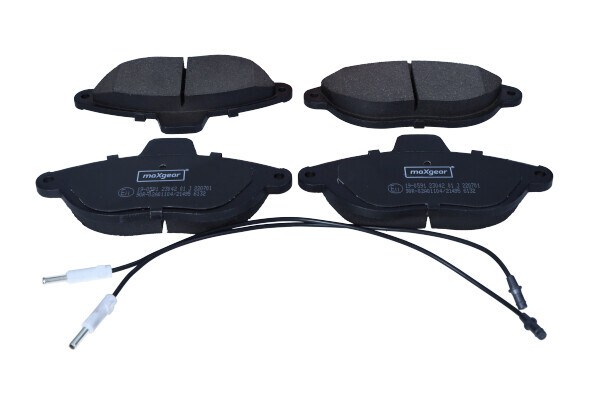 Maxgear 19-0591 Bremsbelagsatz, Scheibenbremse For CitroËN Fiat Peugeot-image