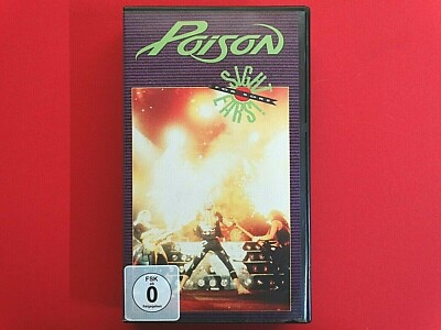 VHS-Video: Poison - Sight For Sore Ears ! * Z:  gut+ * gebraucht