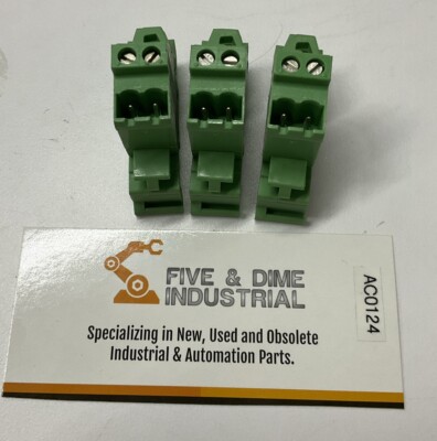 Phoenix Contact 2.5  2-G-5 08 Umstbvk  2-Pos Din Mount Rail Connector Lot of 3