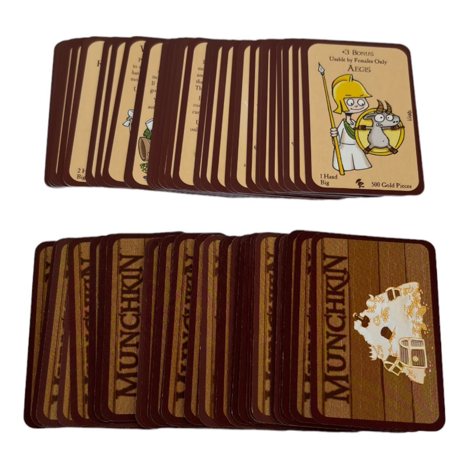 72 Replacement Treasure Cards Munchkin Legends 1 Deluxe Deck Steve Jackson Games
