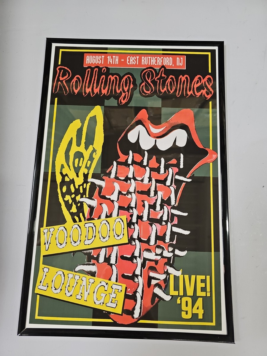 The Rolling Stones, Voodoo Lounge Tour Framed Concert Poster