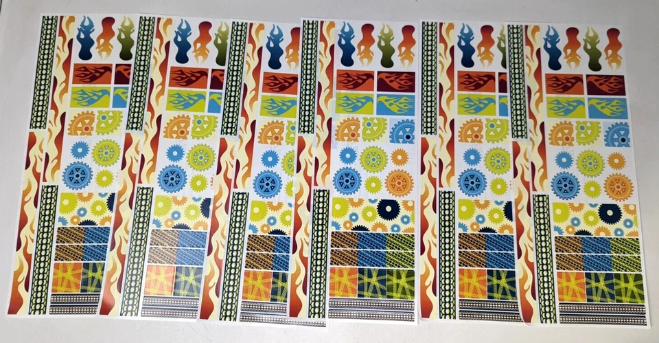 Creative Memories Great Lengths Sports Racing Swim Scrapbook Sticker 52 Lot DW22 - Image 2 of 4