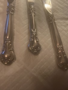 GORHAM CHANTILLY STERLING SILVER TRUE DINNER KNIFE 9.1/2" Lot Of 3