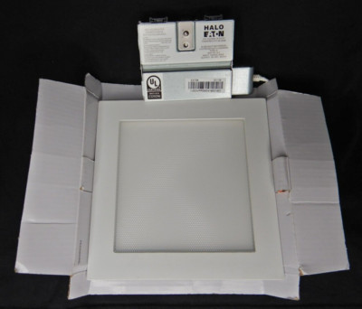 6in. LED Square Lens Downlight with Remote Driver Junction Box HLB6S099301EMWR