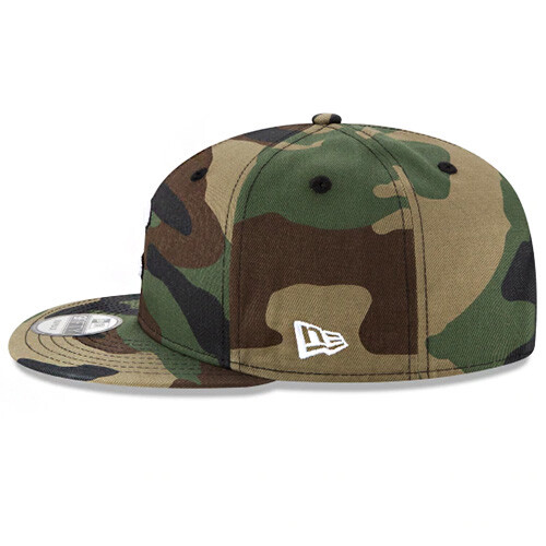 New era chicago cubs snapback hat mlb official game woodland camouflage