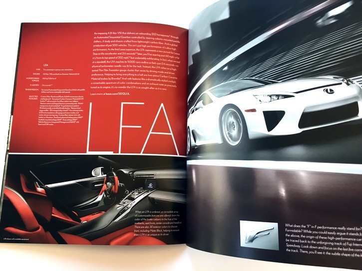 2011 Lexus Brochure Catalog - IS F RX350 HS250h ES350 LS460 RX450h