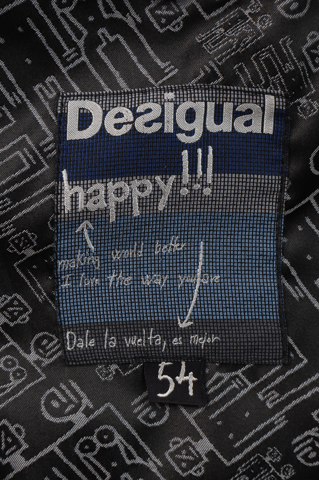 Desigual Classic Double Breasted Patchwork Design… - image 5