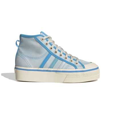 ADIDAS GX4604 NIZZA PLATFORM Wmn`s (Medium) Blue/Pantone/White Textile Lifestyle