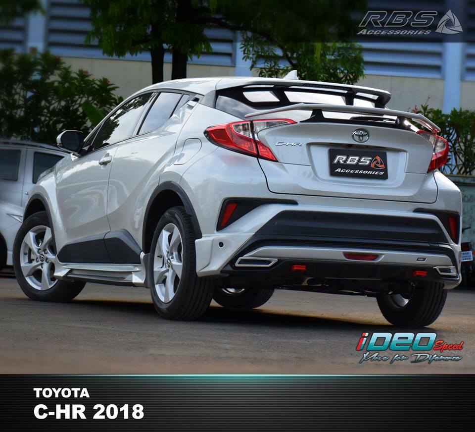 UYCHYTQR Heckfenster-Spoiler Für Toyota C-HR (2016–2018) – 2-teilige Dreiecksabdeckung, Carbon-Look, ABS, Klebemontage