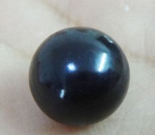 Huge16mm Natural South Sea Genuine Dark Black Round Loose Pearl Undrilled 118AAA