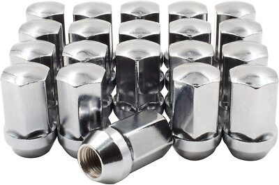 20 Dodge OEM Factory Style Chrome Lug Nuts 14x1.5 Challenger Charger Hellcat SRT