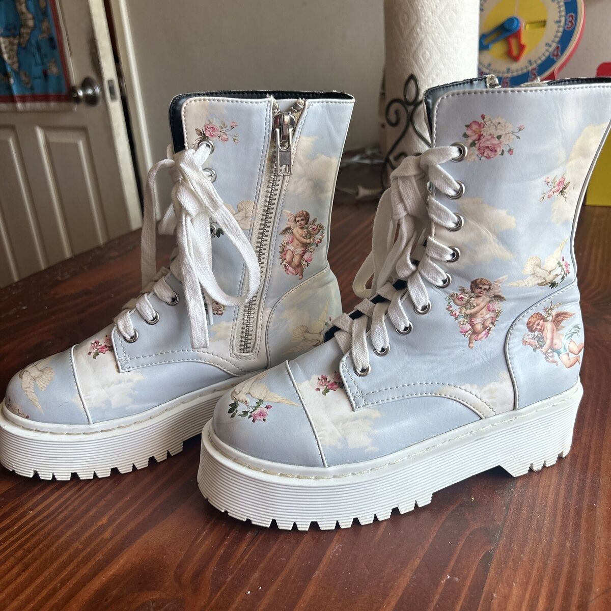 Sugar Thrillz Dolls Kill Cherub Angel Platform Sneaker Shoes Sugar Thrillz Dolls Kill Cherub Angel Platform Sneaker Shoes