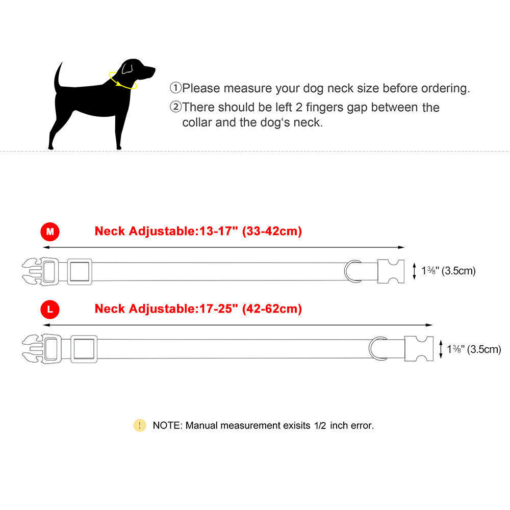 BJEBWAL Polizei Hundehalsband - Taktisches Halsband Mit Griff Aus 1000D Nylon